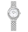 Swarovski Lovely Crystals Mini silver women's watch with crystal-set bezel and silver dial