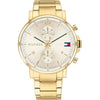 Tommy Hilfiger Daniel gold men's watch with cream dial and dual subdials