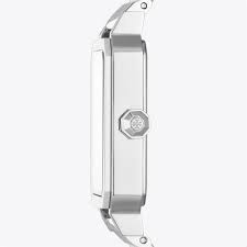 Tory Burch Robinson TBW1510 side profile showing case thickness and dial