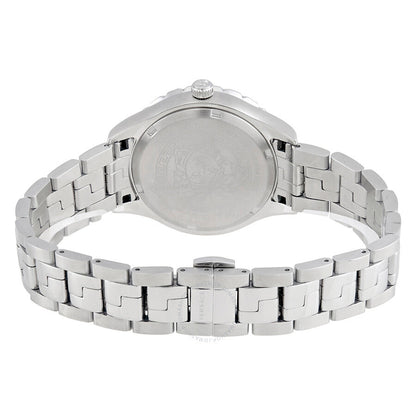 Versace Hellenyium watch caseback view showing stainless steel case