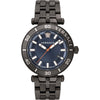 Versace Z3-Greca Sports black men's watch with dark blue dial and Versace logo